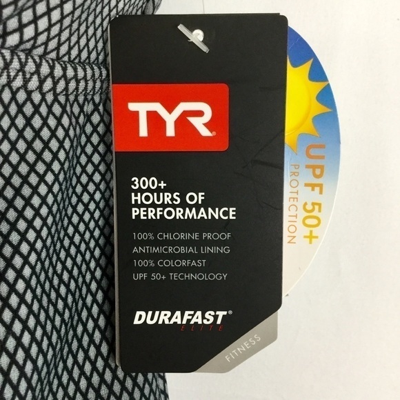 TYR Women's Fishnet V-Neck Sheath One Piece Swimsuit Size 6 NWT - Picture 10 of 13